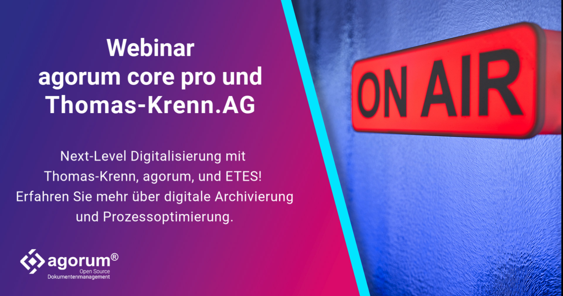 Webinar-Aufzeichnung agorum und Thomas-Krenn